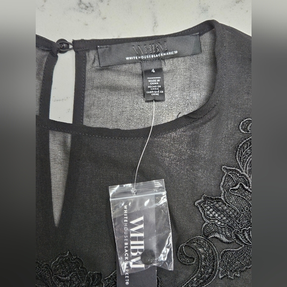 White House Black Market Applique Tunic - Picture 6 of 14